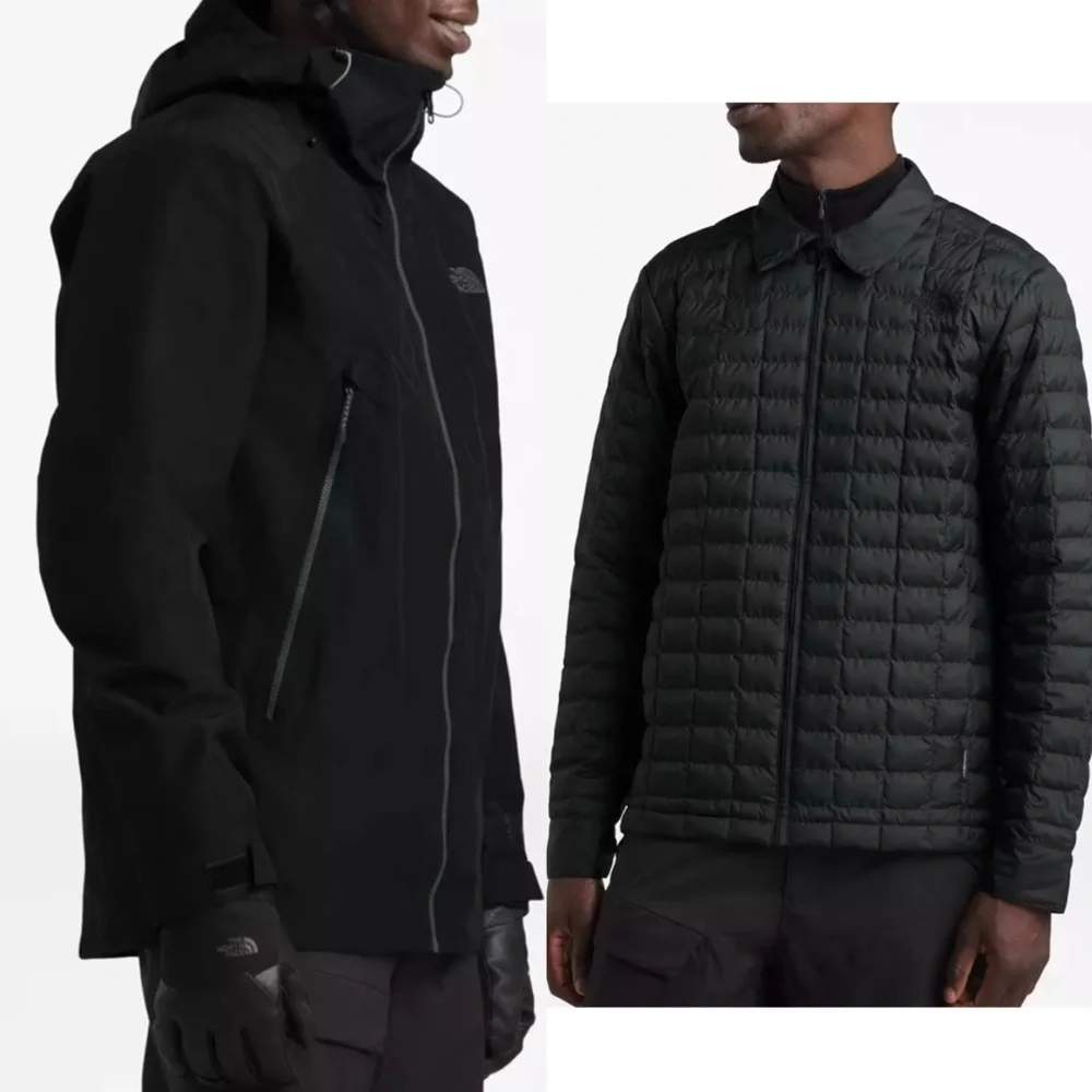 The north face 2 pieces the north face down jacket